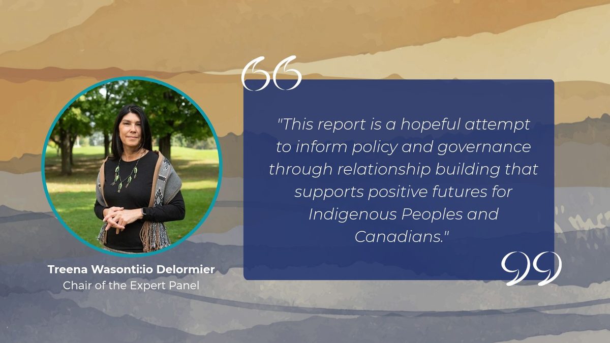 Photo of panel chair Treena Wasonti:io Delormier.